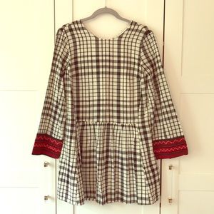 Zara plaid dress